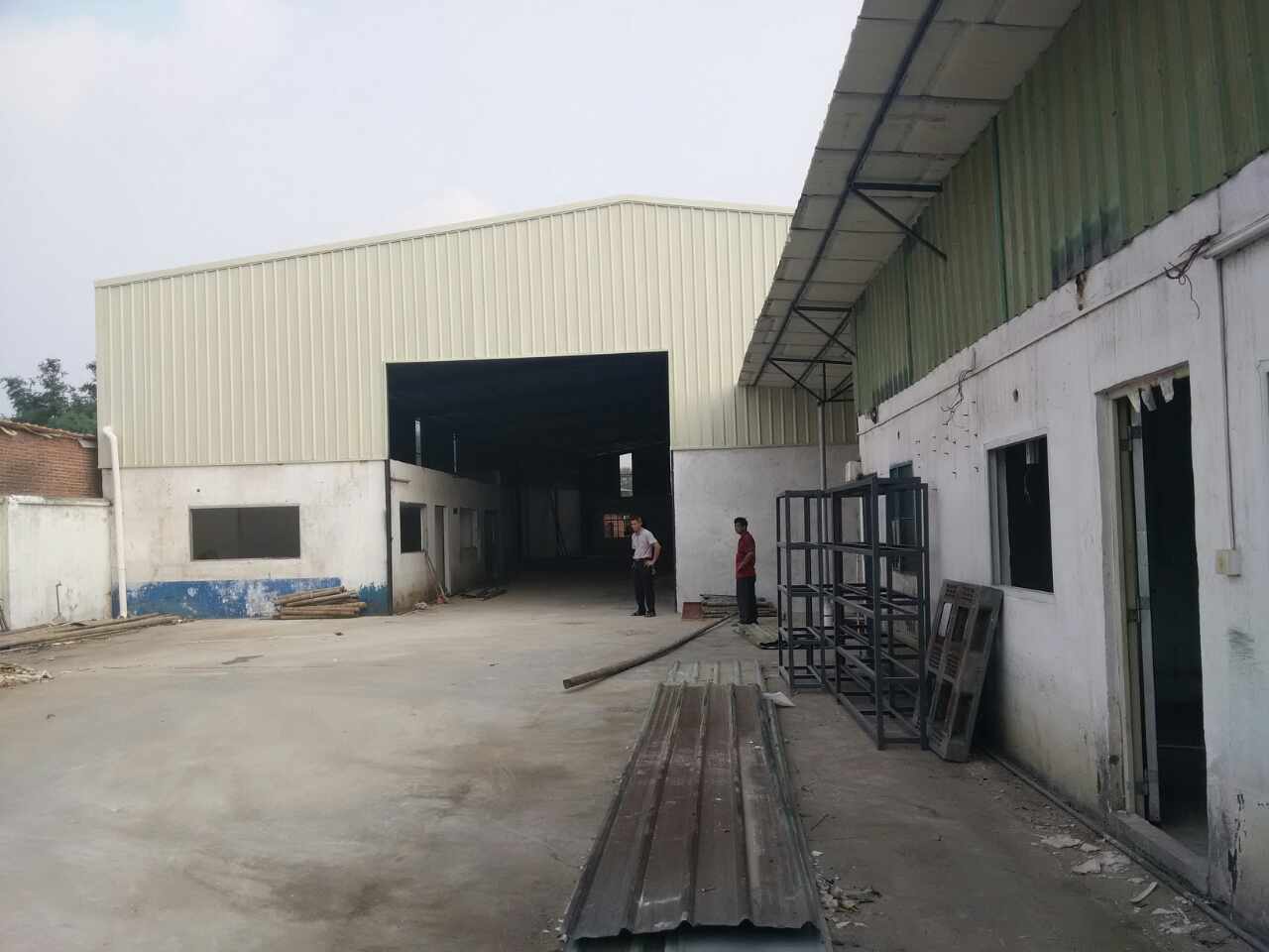 东莞东坑新出单一层钢构厂房1500平方米出租可做小污染
